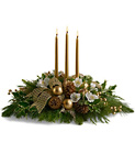 Royal Christmas Centerpiece from Backstage Florist in Richardson, Texas